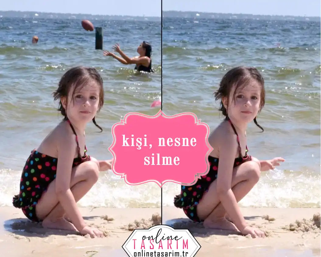 Fotoğraftan Resimden Birini Silme